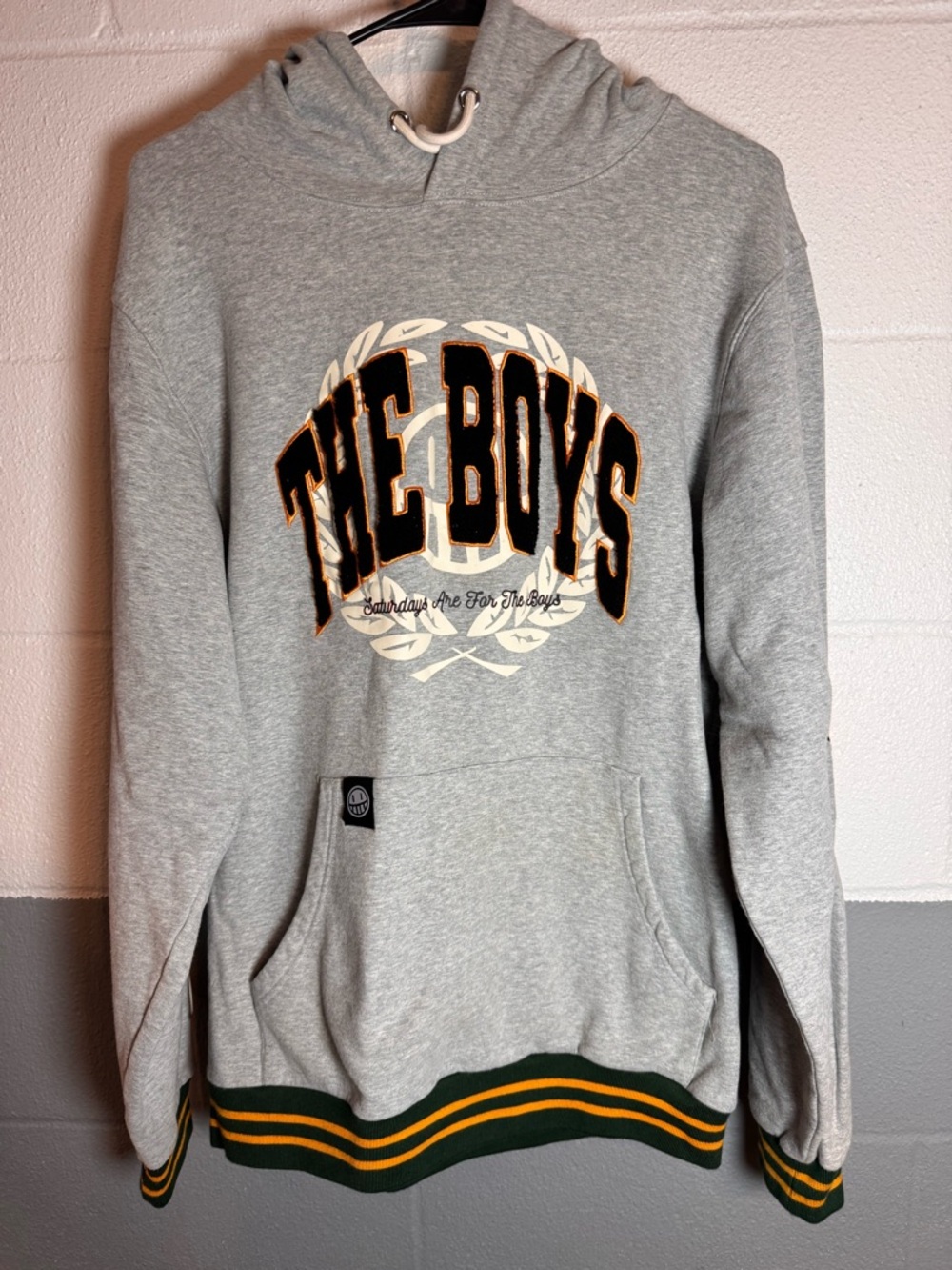 Gray 'THE BOYS' Pullover Hoodie